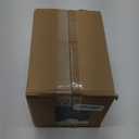 U-QE 100 Pieces White Plastic Plates - 6 Inch White Disposable Plates - Washable & Reusable - Premium Hard Dessert Plates - Party Supplies for Birthdays, Celebrations, Travel, Wedding,Party and Events