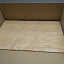 SafBbcue Stove Top Cover for Gas/Electric Stove, Bamboo Noodle Board Stovetop Cover for Gas Burners/RV Stovetop, Bamboo Sink Covers Cutting Board for Kitchen Counter Space, with Handle & Juice Grooves (29.92" x 21.65")