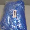 SATINIOR 24 Pack Waterproof Disposable Rain Poncho Sets Include 12 Rain Disposable Poncho and 12 Pairs Shoe Boot Covers for Adults Women Men(Blue)