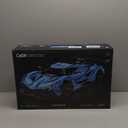 CaDA Master Apollo IE C64003W Super Car Building Kit,3865/pcs MOC Building Blocks for Adults and Teens,1:8 Model Sports Car Sets, V12 Hypercar Technology Bricks