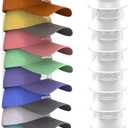 Hat Organizer for Baseball Caps Hold Up to 20 Hats, Hat Rack for Wall, Strong Adhesive Hat Storage Display Holder(White-1 Pack)
