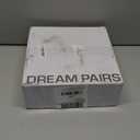 DREAM PAIRS Women's Gogo Boots Square Toe Chunky Wide Calf Knee High Boots For Women (11, White/Patent/Pu)