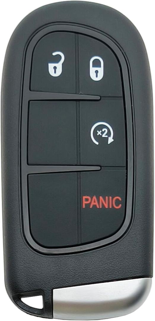 Replacement Key Fob Cover Case fit for 2013-2018 Dodge Ram 1500 2500 3500 Laramie Outdoorsman SLT SXT Pickup Truck Proximity Smart Keyless Entry Remote Key Fob Shell