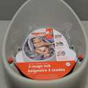 Skip Hop Infant Bath Tub 3-Stage Grow With Baby Smart Sling MOBY Bathtub Grey Age 0+