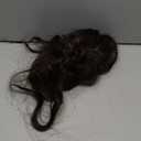 MISSQUEEN Black Highlight Wig 18 Inch Short Wavy Wigs for Women Middle Part Synthetic Curly Heat Resistant Fiber Wigs for Everyday Hairstyle Cosplay Party Halloween Use