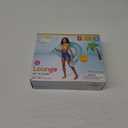 Intex 58859EP Sit 'N Float Inflatable Pool Float: Pool Lounge with Built-in Cup Holders  Heavy-Duty Handles  220lb Weight Capacity  58" x 39"  Colors May Vary