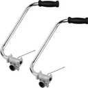 2PCS Weed Eater Handle - String Trimmer Handle, Ergonomic Trimmer Grip, Weedeater Handle with Bracket Clamp, Weed Wacker Attachment Aluminum Lawn Trimmer Grip for Lawn Care, Landscaping, Yard Trimming