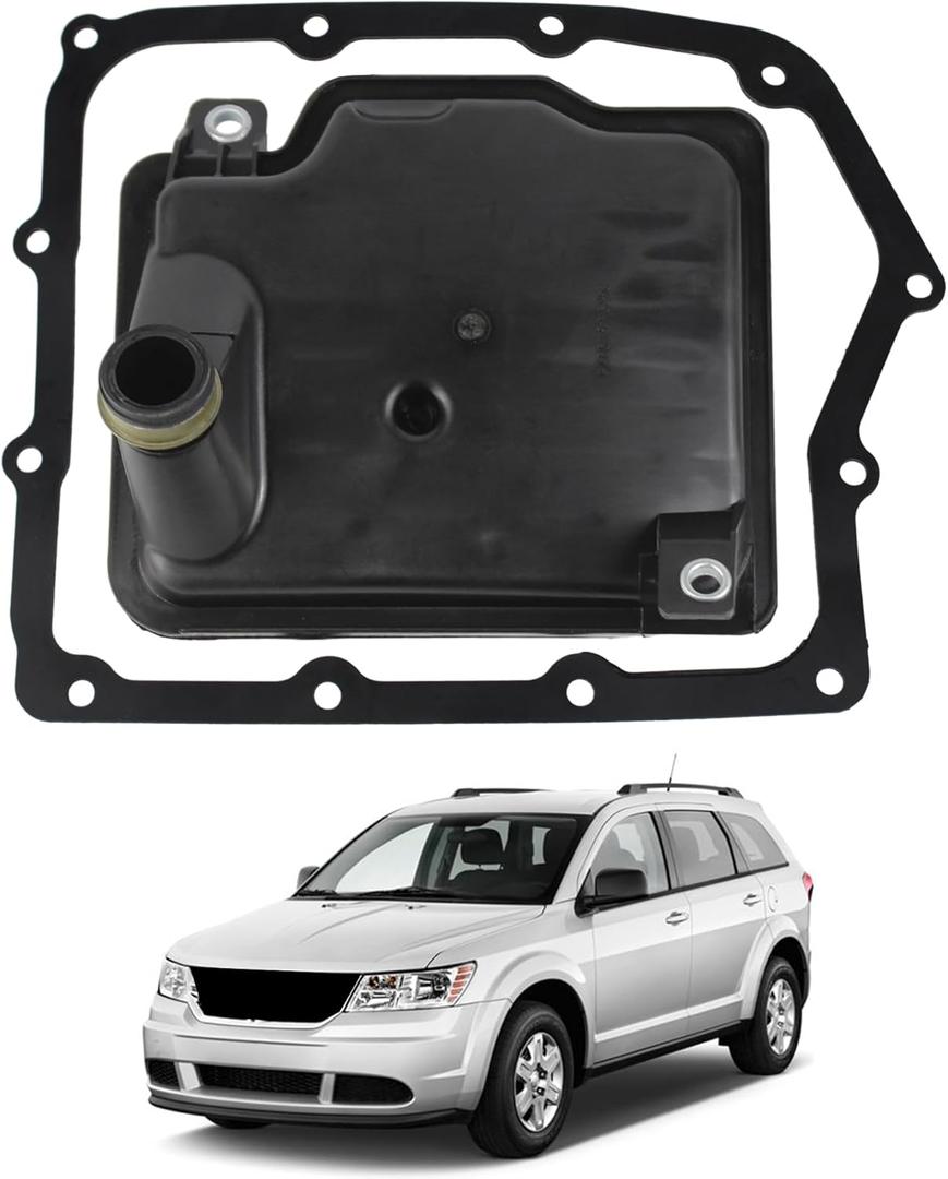 62TE Automatic Transmission Filter Kit Compatible with Dodge Avenger Grand Caravan Journey Chrysler Pacifica Sebring 200 Town and Country Ram C/V ProMaster Replaces 68018555AA FT1240 58128