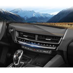LUWU 2025 Cadillac Accessories Compatible with 2025 CT5/CT5-V/CT5-V Blackwing/2023 2024 2025 Lyriq (Luxury/Sport/Tech)/2024 2025 XT4 Luxury/Premium Luxury/Sport Climate Screen Protector Nano 2PCS