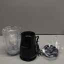 Mueller Personal Blender for Shakes and Smoothies with 15 Oz Travel Cup and Lid, Juices, Baby Food, Heavy-Duty Portable Blender & Food Processor, Black