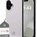 Cocomii - Rectangle Case Compatible with iPhone 16 - Compatible with MagSafe, Solid Color, Fashionable Hues, Matte, Magnetic Phone Case for iPhone 16 6.1 inch, Antique White