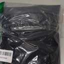 sancua 48 Inch Round Tablecloth (Fits 20-36 Inch Tables), Water Resistant Spill Proof Washable Polyester Table Cloth Decorative Fabric Table Cover for Dining, Buffet Parties and Camping, Black