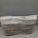 Artfeel Blanket Basket,Rectangle Woven Baskets for Storage,65L Laundry Basket for Decorative Nursery Blanket,Toys,Dirty Clothes and Magazine in Shelves,Baby Room,and Living Room (Brown)