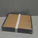 Engineered Wood 12x14 Picture Frame Set of 6, Black Frame for 12 x 14 Inch Picture Poster Photo, Light Weight 12 by 14 Frame with Wood-grain for Wall - 6 Pack/Black/12 x14