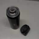 Ello Pop & Fill Stainless Steel Water Bottle with Quick Fill Technology, Double Walled Vacuum Insulated Metal, Leak Proof Locking Lid, Sip & Chug, BPA Free, Holiday Gift for Him Her, 22oz, 32oz, 40oz (Tonal Black)