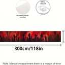 Halloween Banner Creepy Halloween Celebration 118x20 Inches Bloody Handprint Backdrop for Party Haunted House Thriller Event Outdoor Yard Porch Wall Decor Supplies