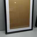 upsimples 22x28 Poster Frame, Display Pictures 18x24 with Mat or 22 x 28 Without, Wall Hanging Picture Frames, Black, 1 Pack