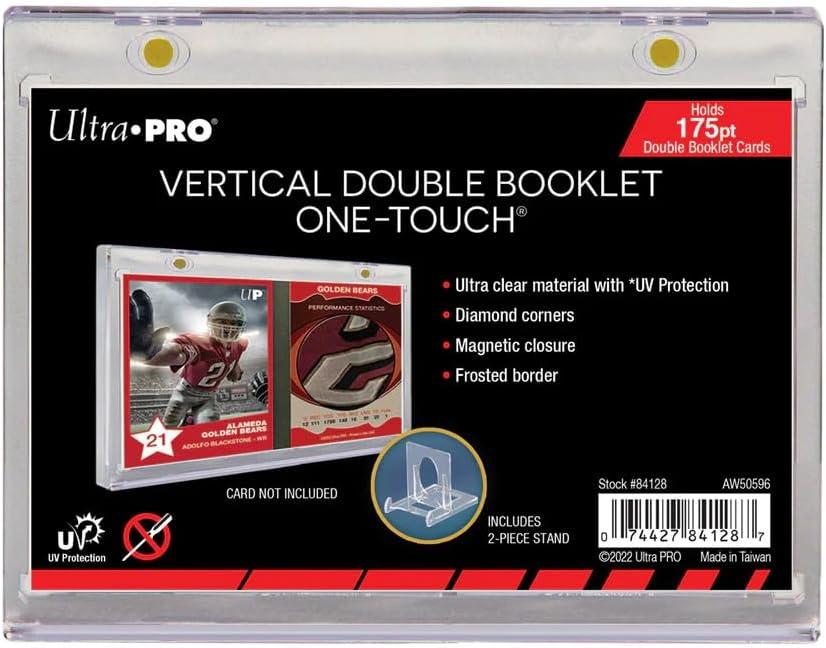 1X ULTRA PRO Vertical Booklet Card Holder - UV One Touch MAGNET magnetic 175pt