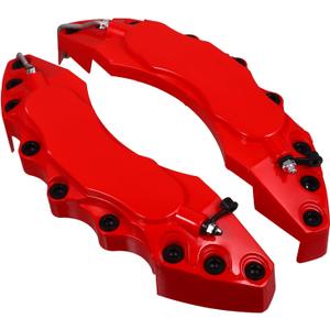 iplusmile Brake Caliper Cover, 2Pcs Car 3D Universal Car Disc Brake Caliper Covers Front Rear Caliper Cover Refit Accessories (27.70X7.90X6.00CM)