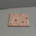 UNIQOOO 8 Set Christmas Acrylic Rectangle Photo Ornaments for Display Picture, 2"x 3" Acrylic Hanging Photo Frame, Double-Sided Picture Frames for Home, Party, Tree Decorations(Gold)