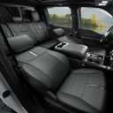 for Ford F150 Seat Covers 2015-2023 2024 2025 2026,Full Set Leather Waterproof Black Trucks Pickup Seat Covers Custom Fit for Ford F150 Accessories,Car Seat Cover for SuperCrew/CrewCab(XL,XLT)
