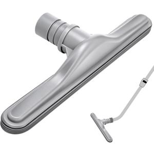 Replacement Floor Tool Compatible with ProTeam 101446 E-Z Glide Backpack Vacuum,Compatible with Hoover C2401, 14" Multi-Surface Brush for Commercial Cleaner(Brush with Scalloped Edges,Gray)
