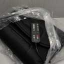 COMFIER Full Body Massage Mat with Heat, 10 Vibration Motors, 4 Heating Zones, 30-Minute Auto Shut-Off, Foldable Relaxation Pad for 3 Adjustable Intensity Vibration Massage Only (Black)