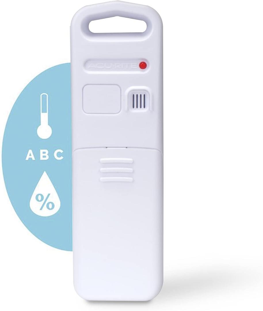 AcuRite Wireless Indoor Outdoor Temperature and Humidity Sensor with A-B-C Switch (06002M / 592TXR)