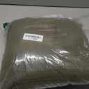 PHF 100% Cotton Muslin Blanket Queen Size 90"x90", 4-Layer Lightweight Gauze Throw, Breathable Cloud-Soft Minimalist Blanket for Bed, Couch, Camping, Olive Green, Ideal Gift