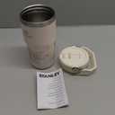 STANLEY IceFlow 2.0 Flip Straw Tumbler with Handle 20 oz | Twist On Lid and Flip Up Straw | Leak Resistant Water Bottle | Insulated Stainless Steel | BPA-Free | Rose Quartz