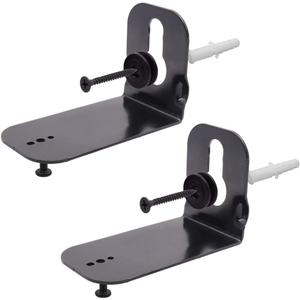 Black Wall Mount Bracket for Samsung Soundbar HW-Q60B HW-Q600B HW-B650 HW-N950 HW-S40T HW-S41T HW-S60T HW-T400 HW-T420 HW-T450 HW-T50M/ZA HW-T550 HW-Q910B HW-Q930B Mounting Brackets