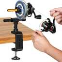 PLUSINNO Fishing Line Spooler For Fishing Reels, Fishing Gear And Equipment Gift For men With Unwinding Function Versatile for Thick & Thin Rods, Works with Spinning Reel, Cast Reel Without Line Twist