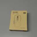 TECKNET Wireless Mouse (BT5.0/3.0 & 2.4G) Rechargeable 4800 DPI Silent USB A & Bluetooth Mouse 6 Buttons, Wide Compatibility - Grey