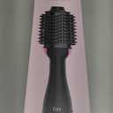 Hair Dryer Brush Blow Dryer Brush in One, Upgraded 4 in 1 Hair Dryer and Styler Volumizer with Negative Ion Anti-frizz Ceramic Titanium Barrel Hot Air Hair Straightener Brush