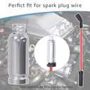 Spark Plug Wire Metal Heat Shield,Compatible with Chevy 5.3L 6.0L 6.2L 7.0L V8, Compatible with GM LS LSX LS7 LS6 LS1 LS2 LS3 LS/LT-Series Engine 2004-2019