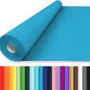 Vanhench 36" x 2520" (210') Lake Blue Wrapping Paper, Solid Color Art Craft Kraft Paper for Birthday Gift Wrapping, Baby Shower, Bouquet Flower Packing Poster Bulletin Board Paper