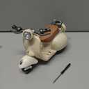 Scooter with Light and Music, Decor Desktop Ornaments, Interactive Rotating