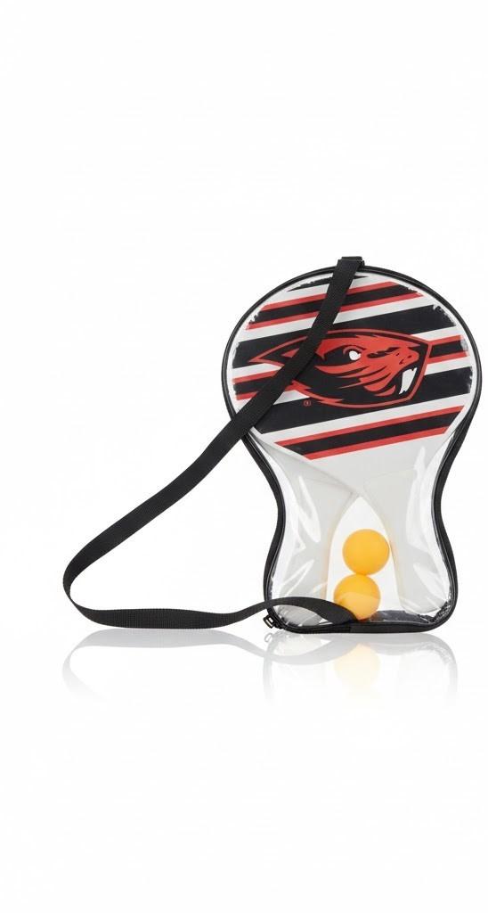 Officially Licensed Collegiate Team Pride Beach Paddle Set ,Two Paddles,Two Balls,And It's Own Easy-To Carry -Bag