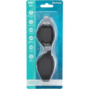 Bestway Accelera Swimming Goggles for Ages 14+ - Black, Pack Of 3