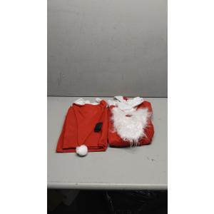 Christmas Classic Santa Claus Costume Adult (One Size)