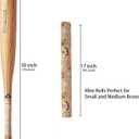 Dlyrroba Reversible Newspaper Christmas Wrapping Paper Jumbo Roll - Vintage Holiday Gift Wrap with Metallic Foil Shine Gold Xmas Design for Women Men Kids Holiday Winter Celebration (Kraft - Santa Claus, 17 Inches X 16.5 Feet)