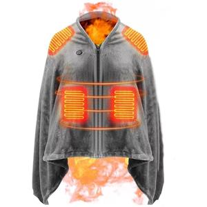 USB Heated Shawl, Electric Heating Blanket, USB Heated Throw 3 Heating Levels, Softness Heating Blanket for Car Office Home Travel