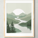 ENJOYBASICS 18x24 Picture Frame, Display Poster 16x20 with Mat or 18 x 24 Without, Wall Gallery Photo Frames, Natural