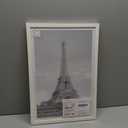 upsimples 12x18 Picture Frame, Display Pictures 11x17 with Mat or 12 x 18 Without, Wall Hanging Poster Frames, White, 1 Pack