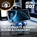Cableguys Astro Bot Controller Holder & Phone Stand - Gaming Setup Accessories for Desk and Game Room, Controller Stand Compatible with Xbox, PlayStation & Most Standard Game Controllers