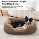 INVENHO Small Dog Bed Washable Orthopedic Calming Warming Durable Pet Bed with Anti-Slip Bottom