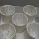 Glass Lamp Shade Replacement Globe & Cover for Light Fixture, 6-1/16" Height 4-1/16" Diameter, 1-5/8 inch Fitter, 5 Pack Light Amber Frosted Cylinder Glass Shade