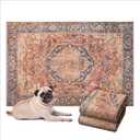 Lovewag Washable Pee Pads for Dogs - Decorative 36"x48" Waterproof Dog Potty Pads - Non-Slip,Super Absorbent,Machine Washable - Stylish Floor Cover for Senior Dogs & Puppies - 2 Pack (Rustic Terracotta)