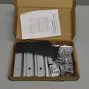 Solar Panel Roof Mounting Kit,Complete 2 Panel Solar Rack System for Side by Side DIY Installation,Universal Mounting Rails and Clamps for Asphalt Shingle or Metal Roofs, 6x 4.72 Short Mounting Rails