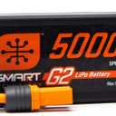 Spektrum 7.4V 5000mAh 2S 100C Smart G2 Hardcase LiPo Battery: IC5, SPMX52S100H5,Multi